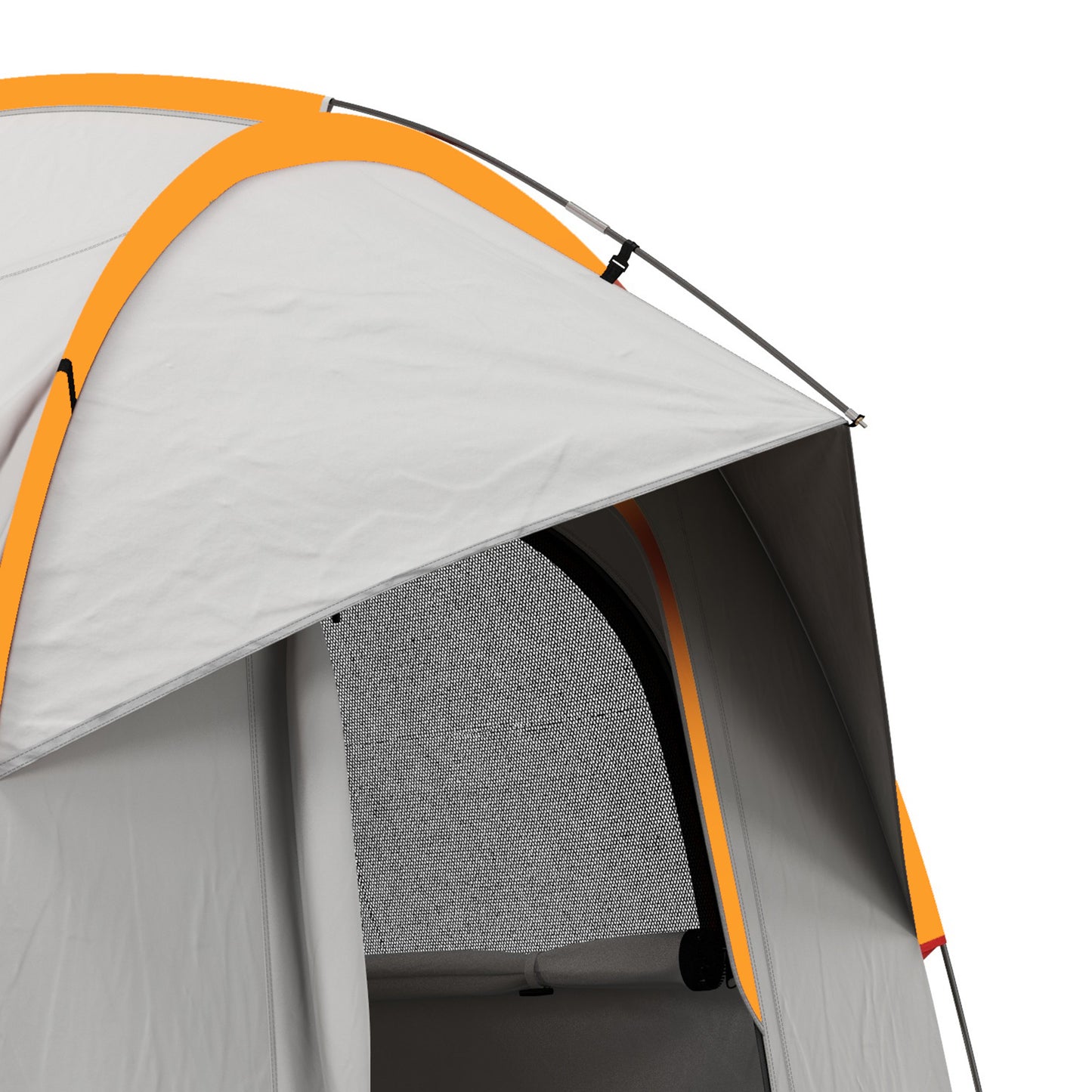 SUV Car Tent for Camping, Waterproof PU2000mm, 5 Man Tailgate Tent, for SUV Van Pickup, 2.4 x 2.1 m, Grey and Orange