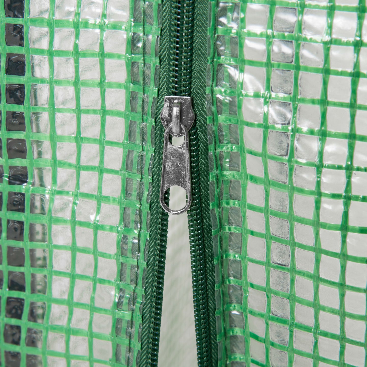 100 x 50 x 150cm Greenhouse w/ Zipper Roll-up Door Outdoor Green