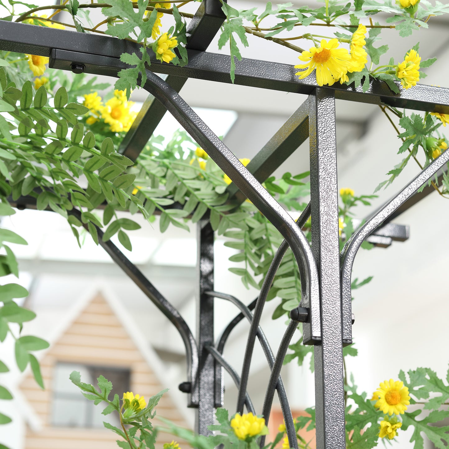 Garden Arch Arbor for Decorative Climbing Plants Lawn Garden