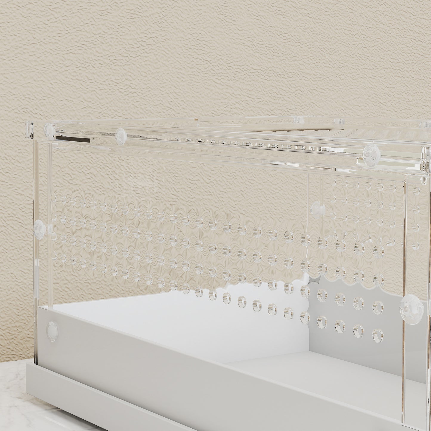 Reptile Terrarium, Vivarium Acrylic for Snake, Gecko, 30 x 20 x 15 cm