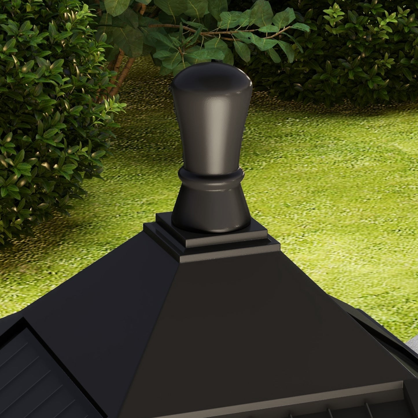 1.3 m LED Garden Lamp Post Light, Waterproof IP44, Cool White