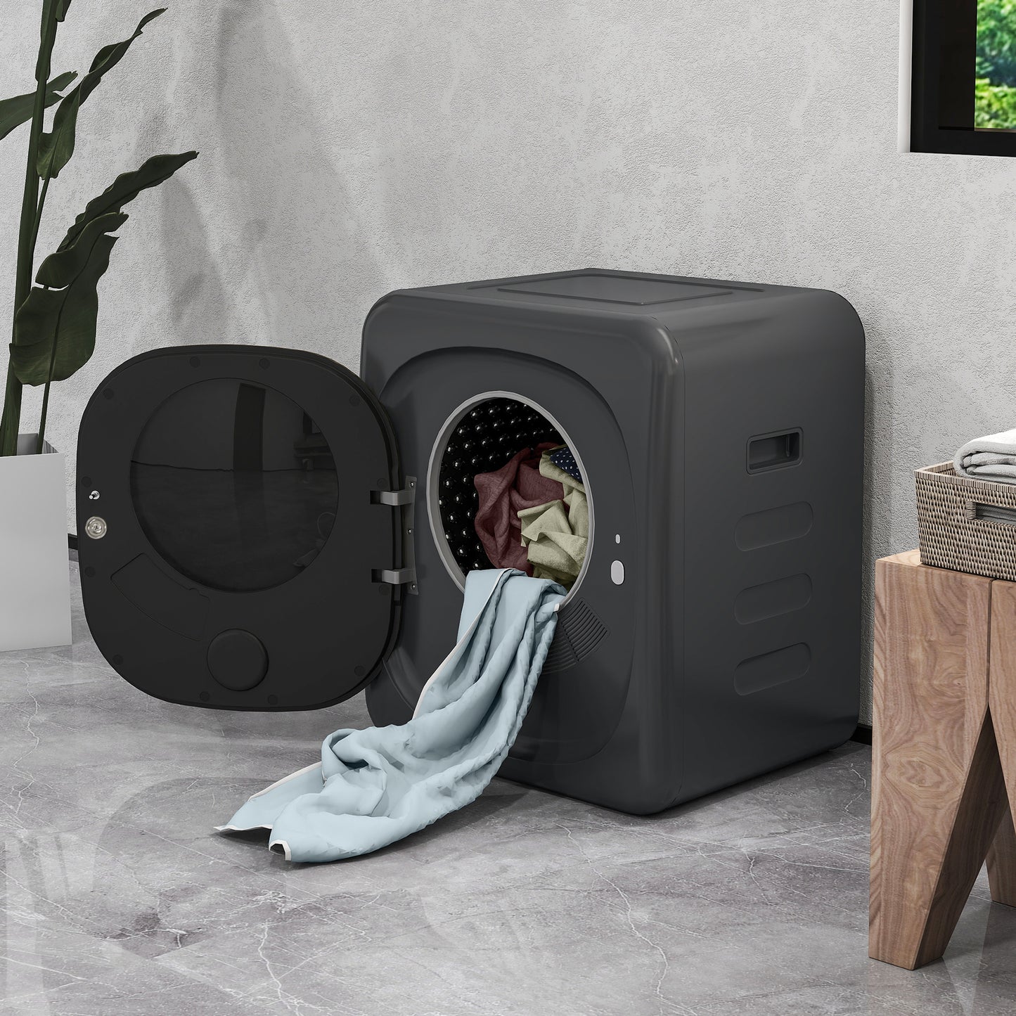 4kg 800W Vented Tumble Dryer with Deodorize, Smart Mode