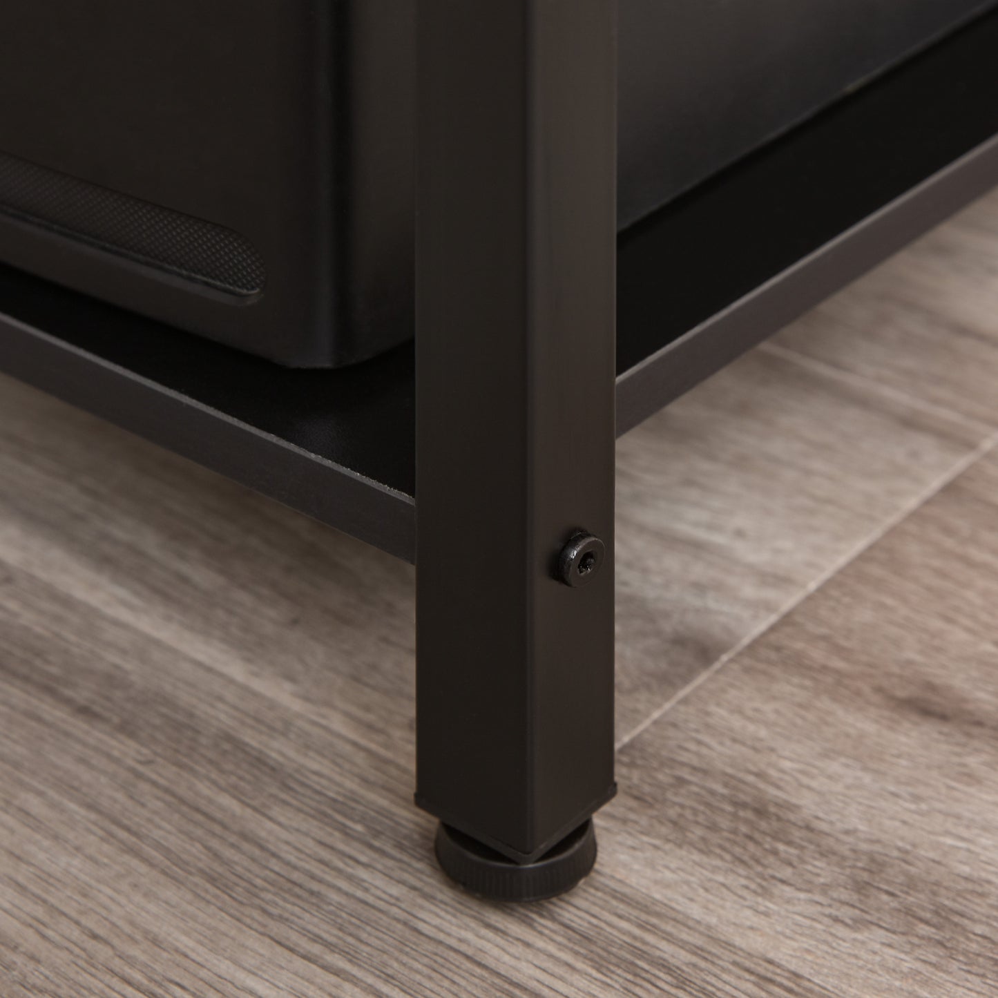Computer Desk with Adjustable Storage Shelf Compact Gaming Workstation