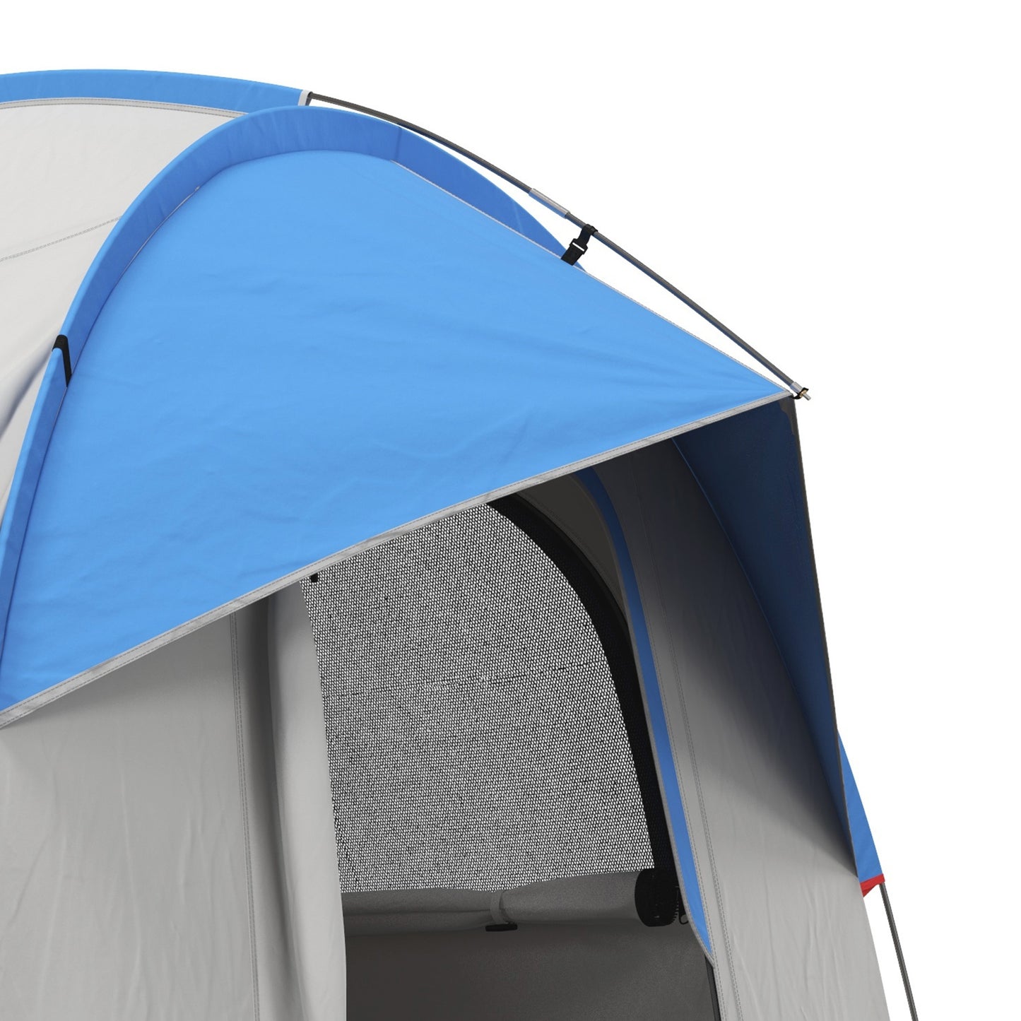 SUV Car Tent for Camping, Waterproof PU2000mm, 5 Man Tailgate Tent, for SUV Van Pickup, 2.4 x 2.1 m, Grey and Blue