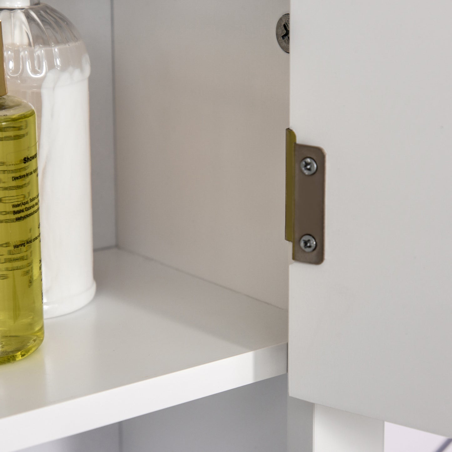 Bathroom Wall Cabinet, Medicine Cabinet w/ Adjustable Shelf, White