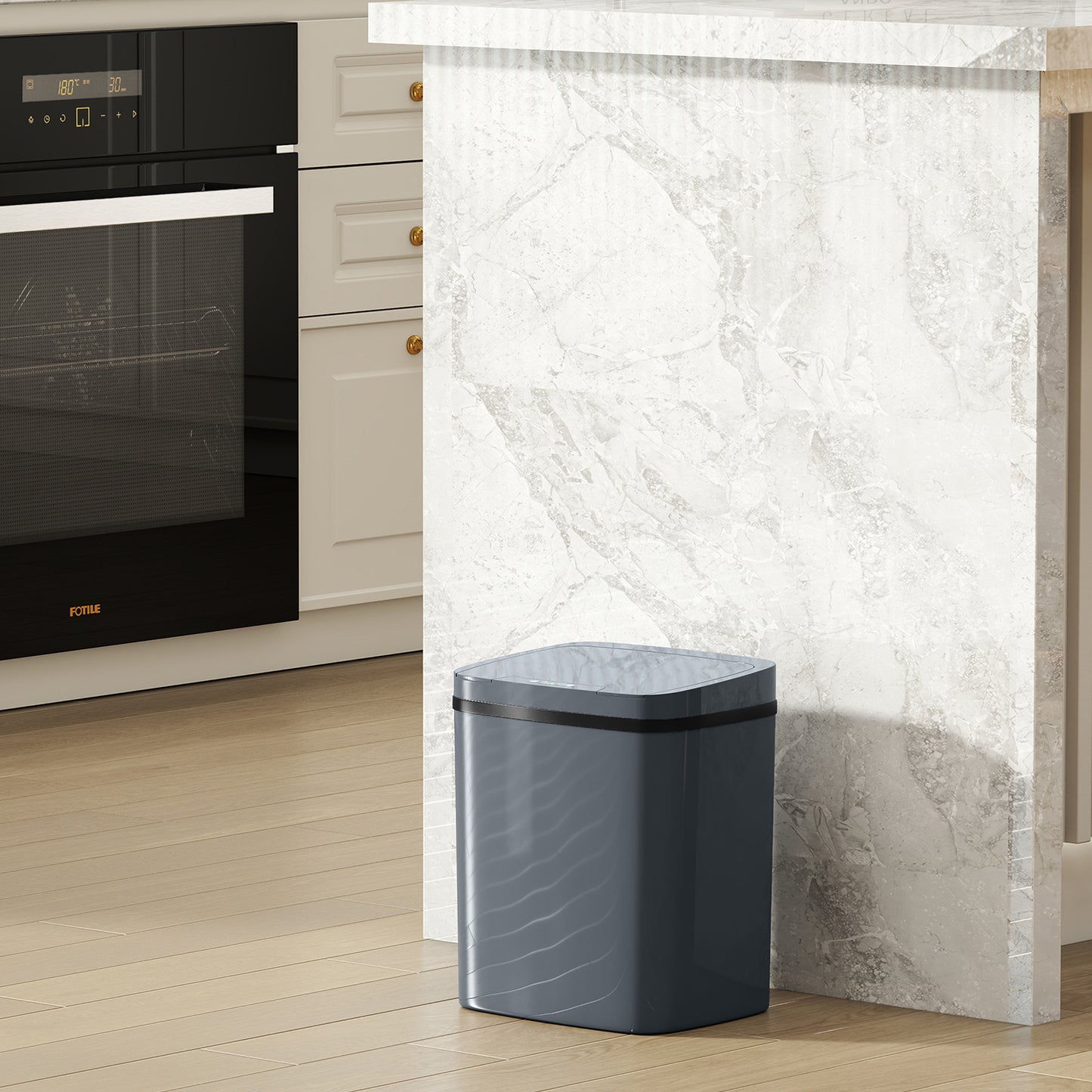 15L Sensor Bin, Automatic Touchless Kitchen Bin, Battery Operated