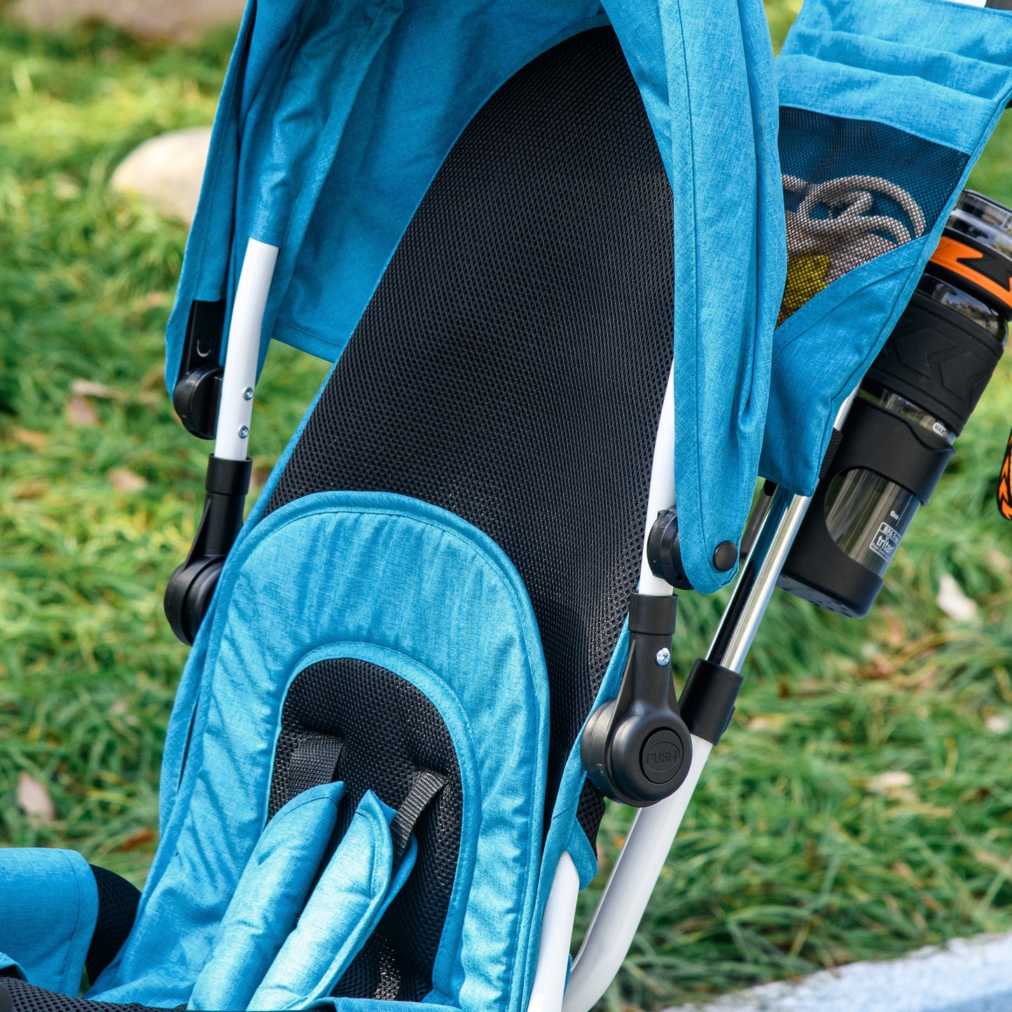 4 in 1 Kids Trike, Stroller with Parent Handle, Blue