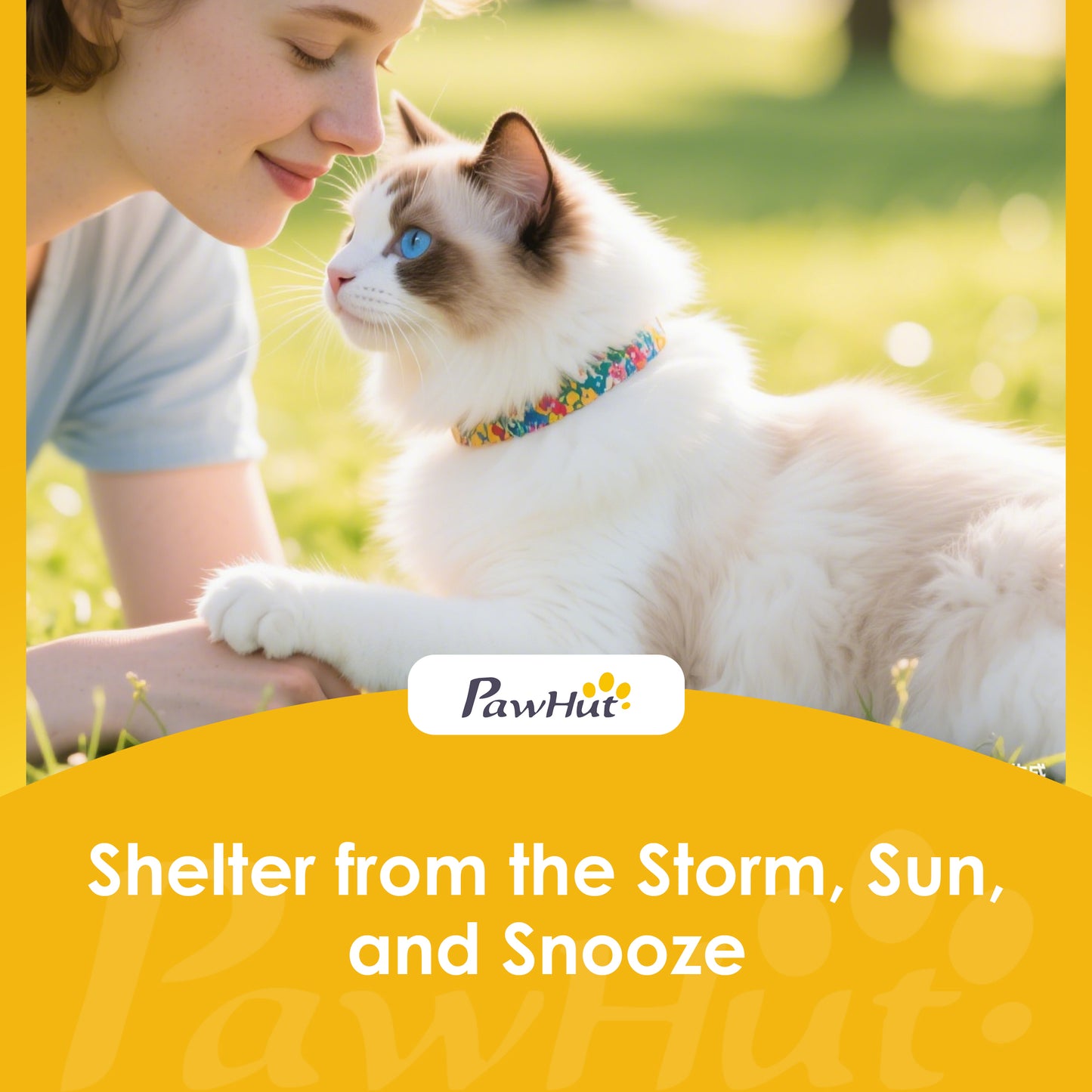 3-Tier Cat Tent, Portable Pet Tent for Indoor Outdoor