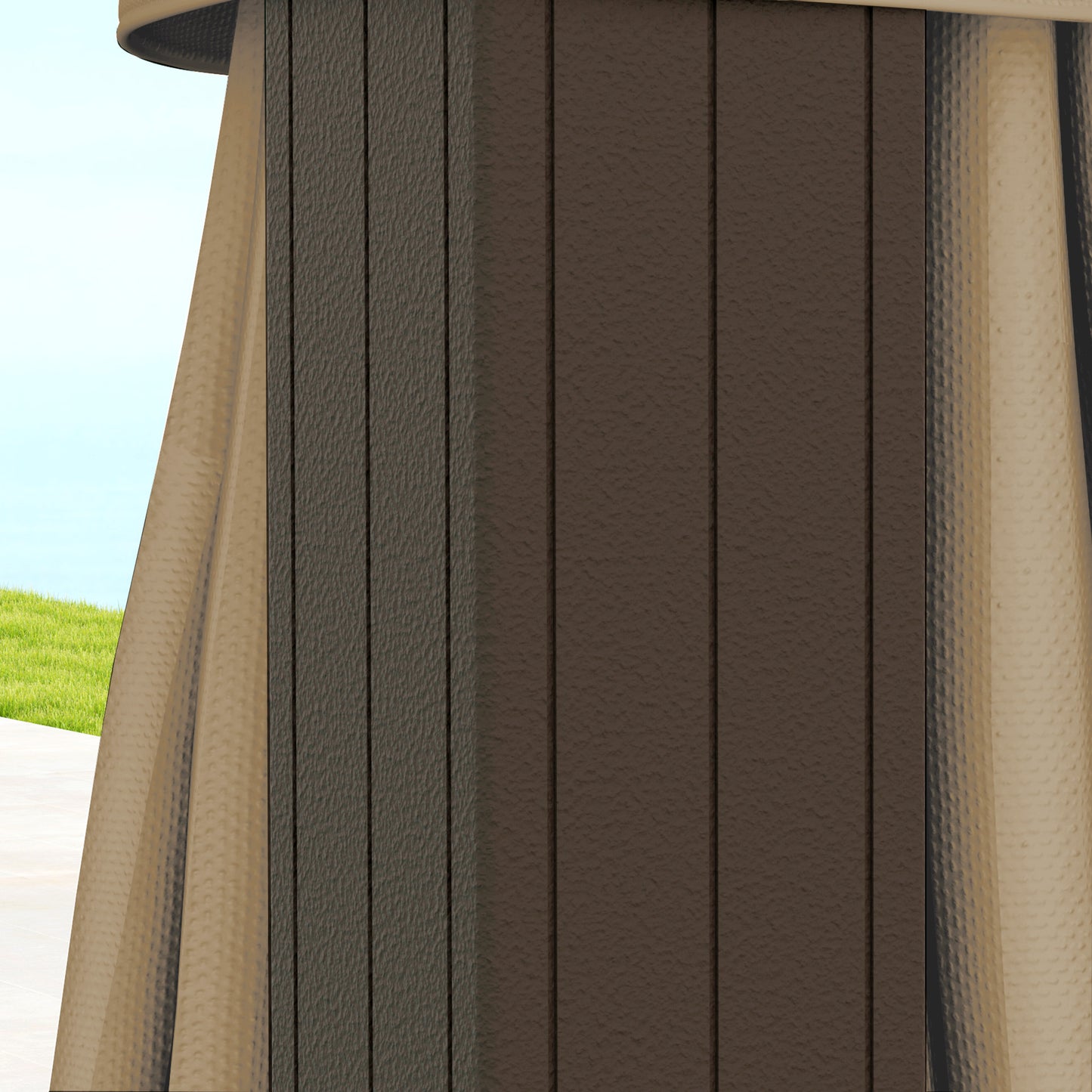 3x3(m) Hardtop Gazebo Outdoor Shelter with Aluminium Frame