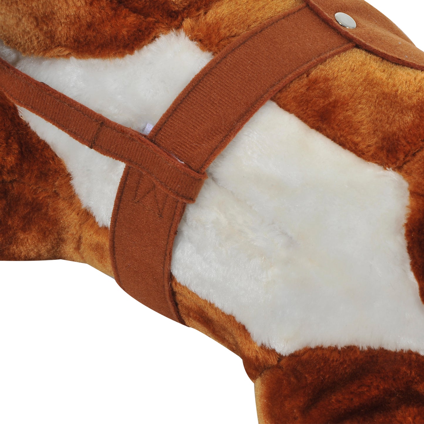 Rocking Horse Ride on Rocker Children Plush Toy Wooden Horse Sound
