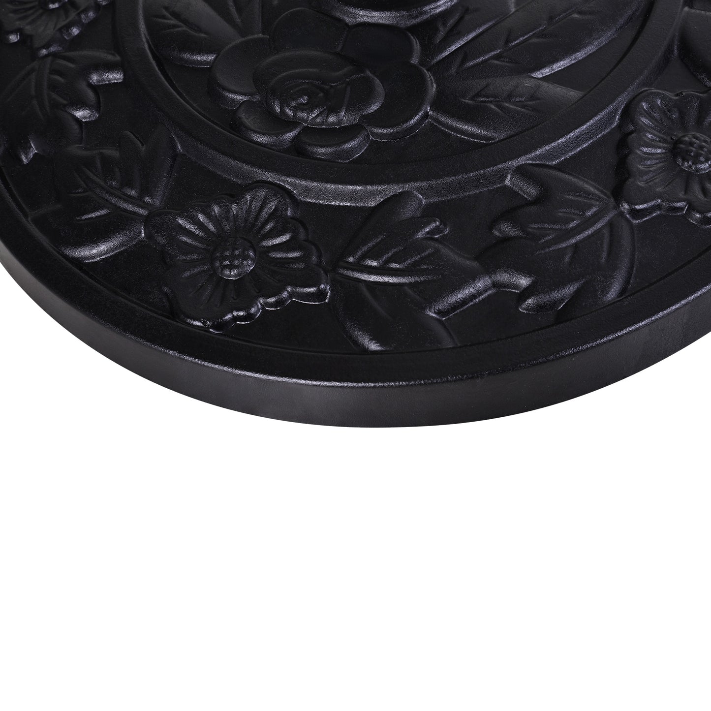 9kg Half Round Parasol Umbrella Base Resin Outdoor Garden Furniture