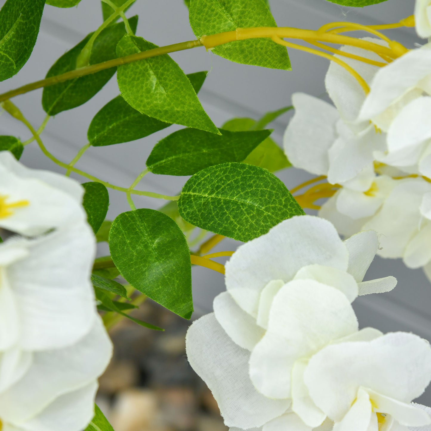 Artificial White Wisteria Tree (1.6m tall)
