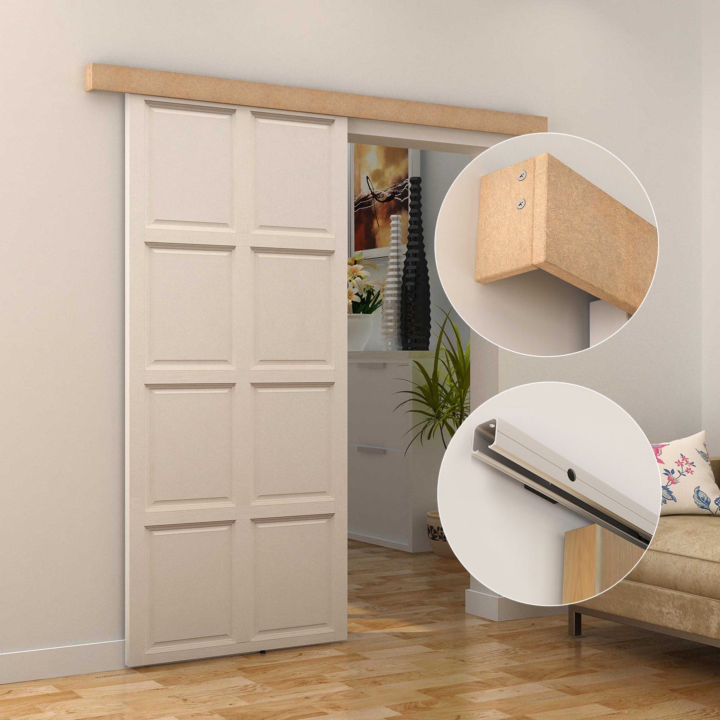 Sliding Door Hardware Kit