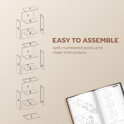 260 CD Storage Unit 120 DVD Storage Tower with 9 Compartments
