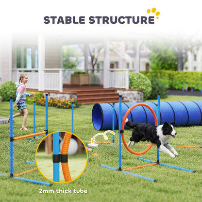 Dog Agility Training Equipment, 8PCS Agility Training Set for Garden