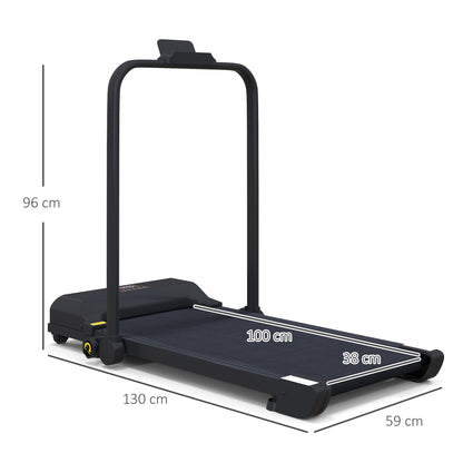 Dual mode treadmill: 2.5HP Folding Treadmill Walking Pad with Remote Control, 1-10KM/H