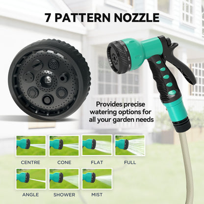 Retractable Hose Reel Wall Mounted with Lock, Black