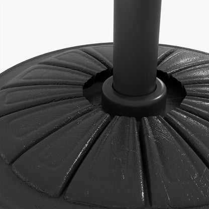 13 kg Patio Umbrella Base Stand, Concrete Umbrella Holder, Black
