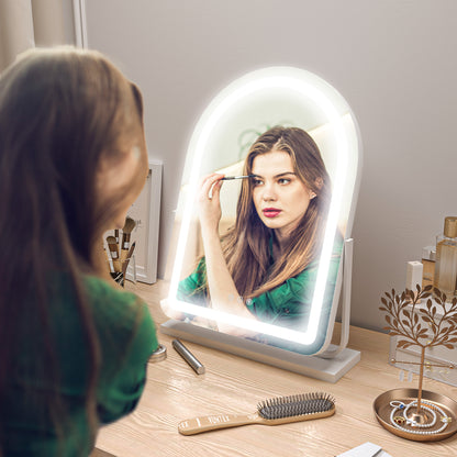 Vanity Mirror with Light, 3 Colour, 360 Degree Rotation, Touch Screen