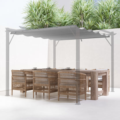 Pergola Shade Cover Replacement Canopy for 3 x 3(m) Pergola