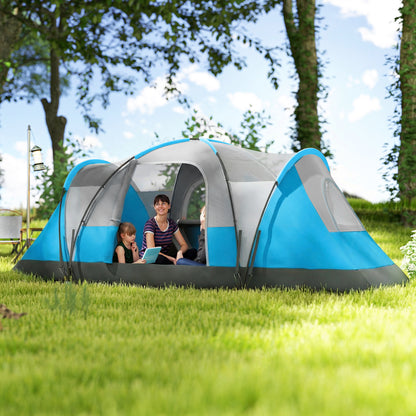5-6 Man Camping Tent, Water Resistant Hiking Shelter