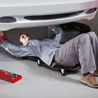 Mechanic Vehicle Creeper Rolling Moulded Workshop Garage Assistance
