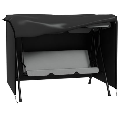 Garden Furniture Protector Patio Swing Chair Cover Black