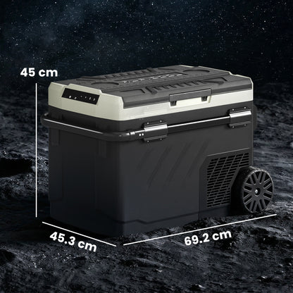 40L Compressor Car Fridge Freezer, Dual Zone with App Control