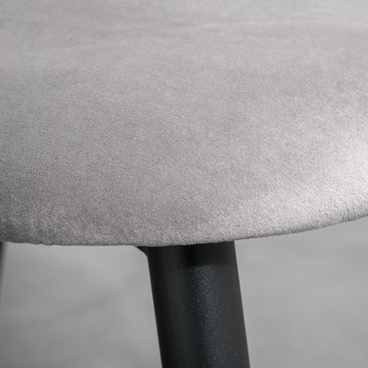 High Back Dining Chairs Velvet-Touch Accent Chairs with Metal Legs