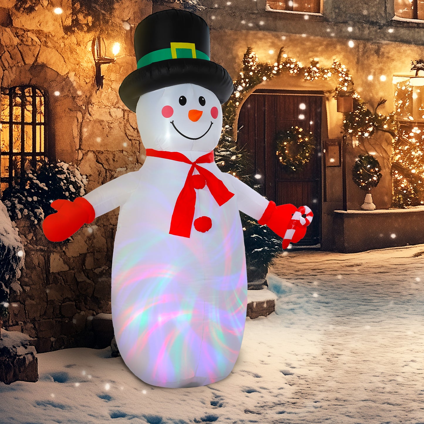 Blow Up Christmas Inflatable Snowman for Indoor Outdoor Home Decor