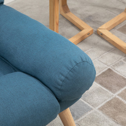 Recliner with Ottoman 3-Position Adjustable Reclining Lounger Sofa Chair