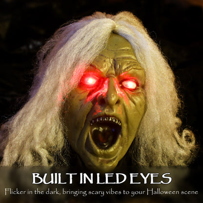 183 cm Life Size Scary Halloween Decorations, Battery Operated