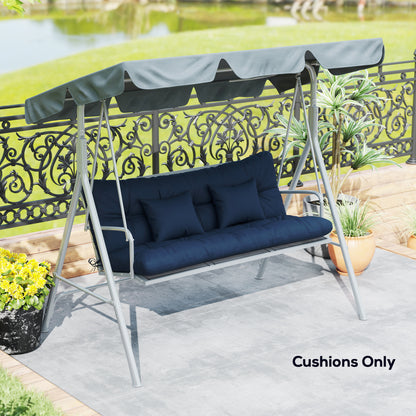 Outdoor Seat Cushions Back Cushion with 2 Pillows, Seat Pads