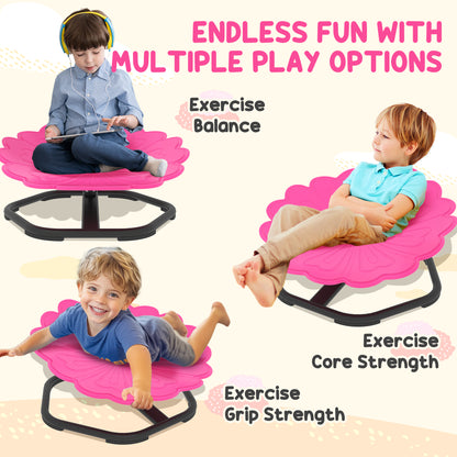 Sensory Spinning Chair, Kids Swivel Chair, Pink