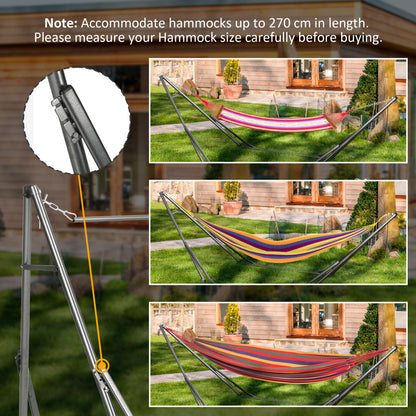 Foldable Hammock Stand, 2 in 1 Hammock Net Stand & Clothes Drying Rack