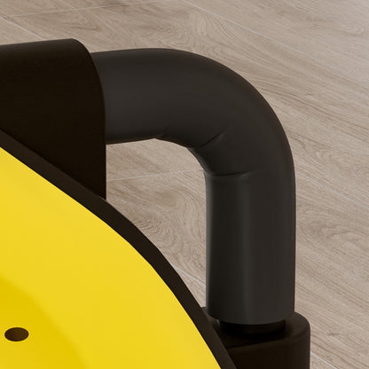 Mini Exercise Bike Under Desk Bike for Legs and Arms Workout, Yellow