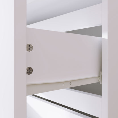 Bedroom Chest of Drawers, 4 Drawers Dresser, Drawer Unit, White