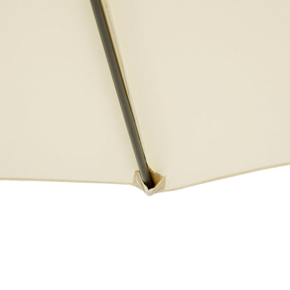 3(m) Cantilever Parasol Banana Umbrella w/ Crank & Tilt, Beige