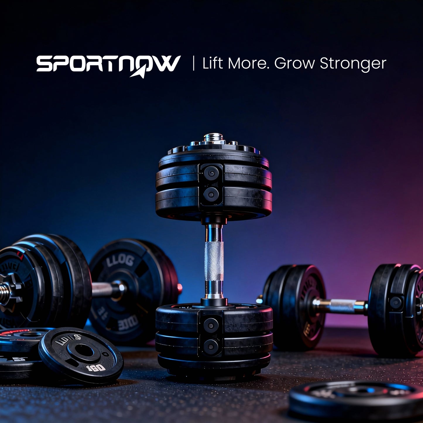 20 kg Adjustable Dumbbells Set with Safety Locking Mechanism