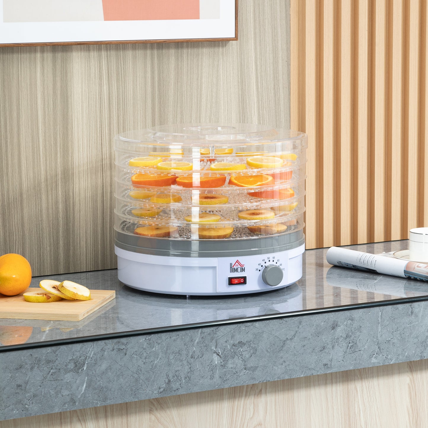 5 Tier Food Dehydrator for Drying Fruit Meat Vegetable Jerky Pet Treat