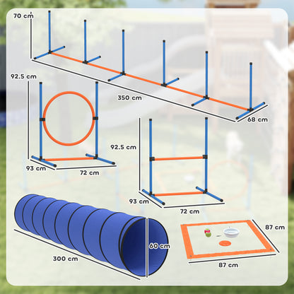 Dog Agility Training Equipment, 8PCS Agility Training Set for Garden