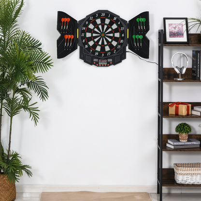 27 Games Dart Board Dartboard Set Electronic LED Darts Game Display Party