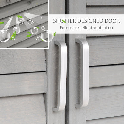 Garden Storage Shed 87L x 46.5W x 96.5Hcm