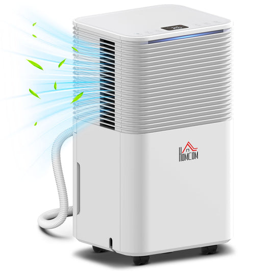 12L/Day Portable Quiet Dehumidifier for Home, Electric Air De-Humidifier