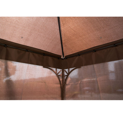3m x 3m Garden Metal Gazebo Marquee Party Tent Canopy Shelter Pavilion