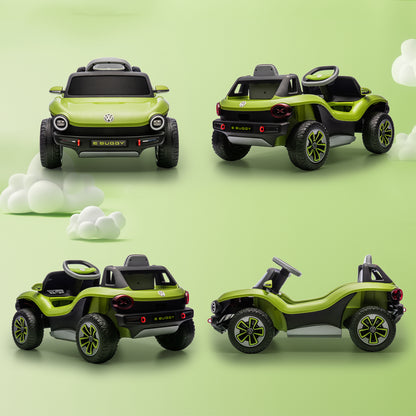 Volkswagen Licensed Kids Electric Car w/ Remote, Suspension, Green