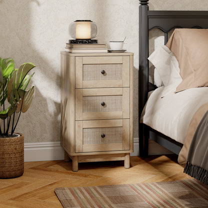 3 Drawer Chest of Drawers, Storage Unit for Living Room, Oak