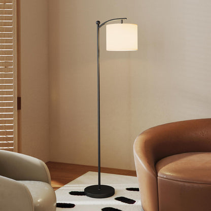 LED Floor Lamp with Dimmable Colours Temperature & Brightness, Black