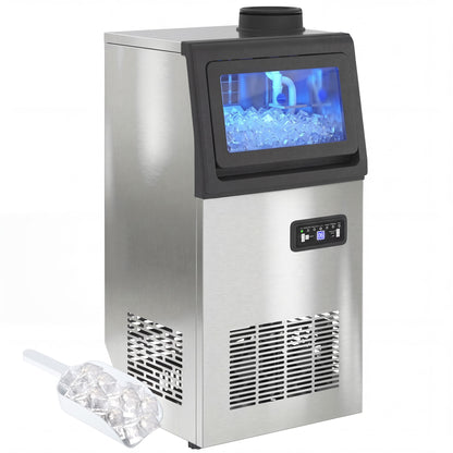 36kg/24H Commercial Ice Maker Machine with Auto Self-Cleaning