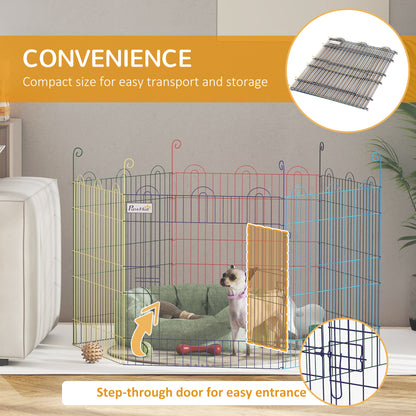 Pet Playpen Dog Puppy Crate Kennel w/ Door